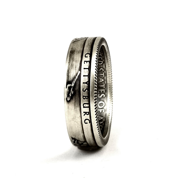 Silver Gettysburg National Park Coin Ring by midnight jo