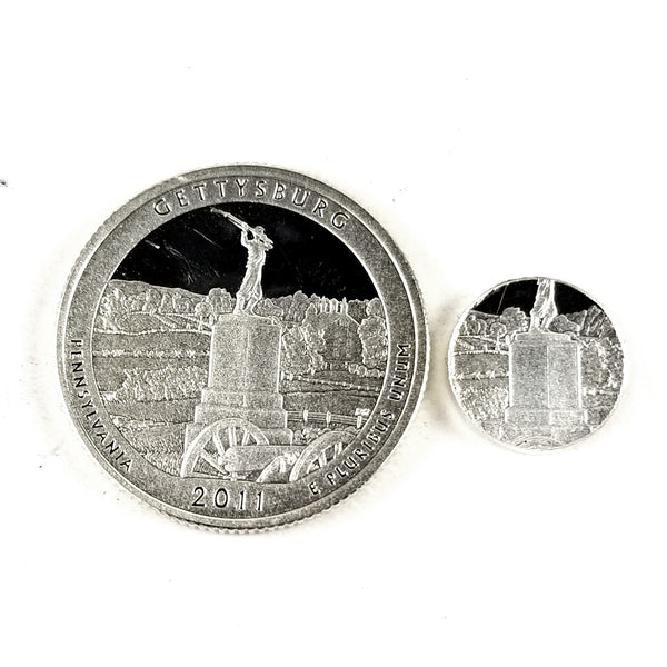 silver gettysburg quarter punch out midnight jo