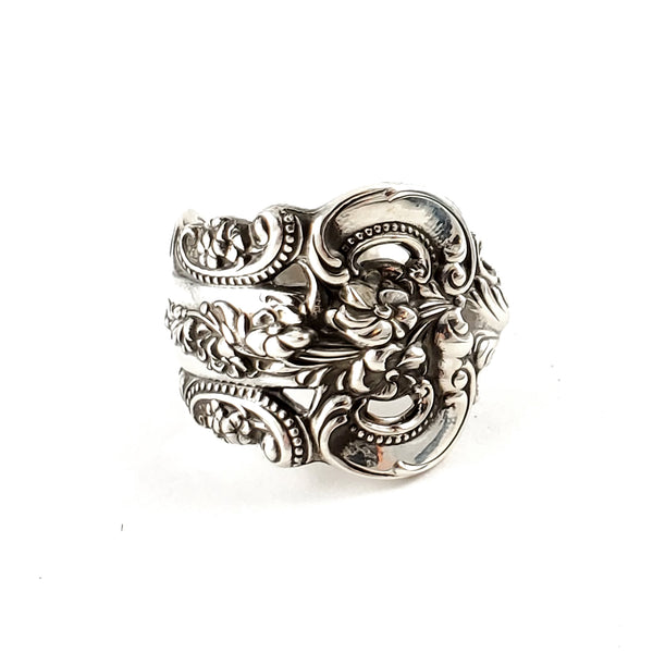 Grande Baroque Wallace Silversmiths Sterling Silver Spoon Ring by Midnight Jo