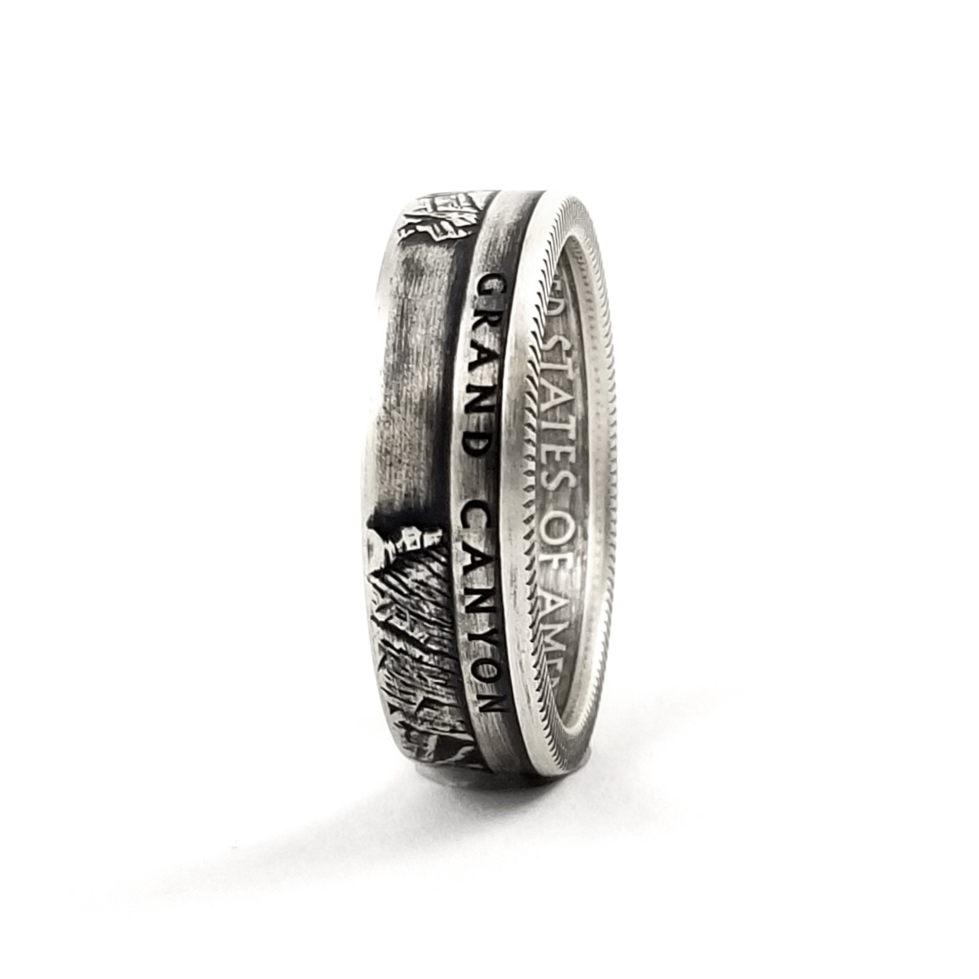 【Grand Crusader's Ring】NF 1枚 GA Silver Grand Canyon National Park Quarter Ring by Midnight Jo