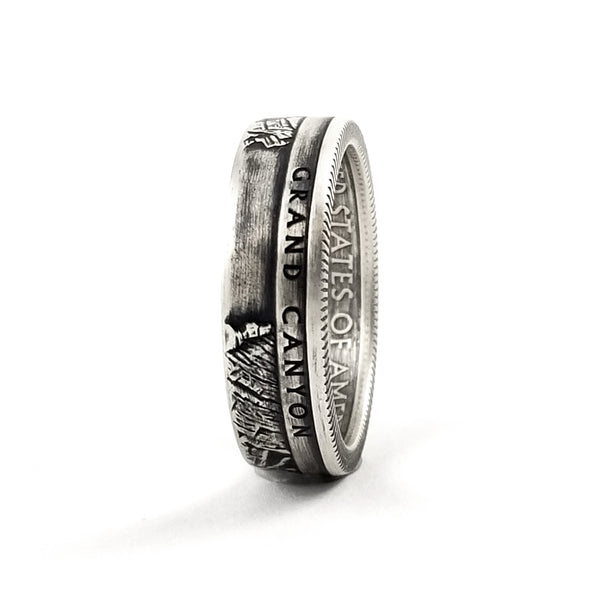 Silver Grand Canyon National Park Quarter Ring by Midnight Jo