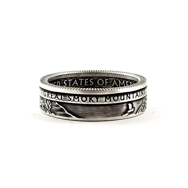 90% Silver Great Smoky Mountains National Park Coin Ring by midnight jo