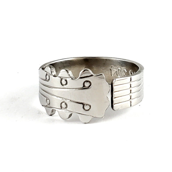 Guitar Neck Stainless Steel Spoon Ring by Midnight Jo