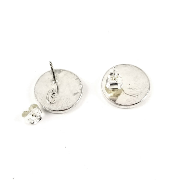 90% Silver JFK Half Dollar Punch Out Stud Earrings