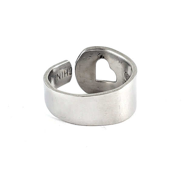 Heart Cut Out Stainless Steel Spoon Ring by Midnight Jo