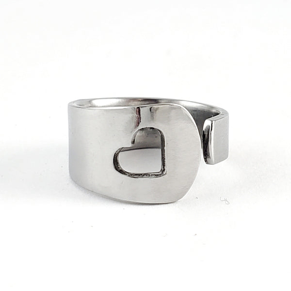 Heart Cut Out Stainless Steel Spoon Ring by Midnight Jo