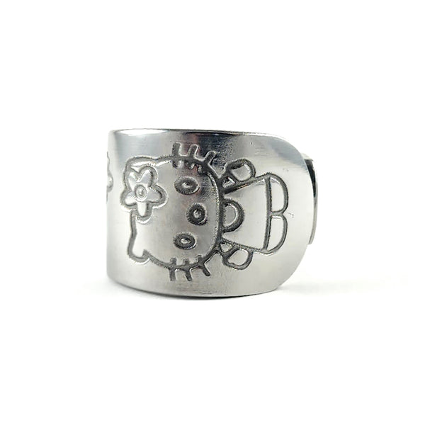 Hello Kitty Stainless Steel Spoon Ring by Midnight Jo