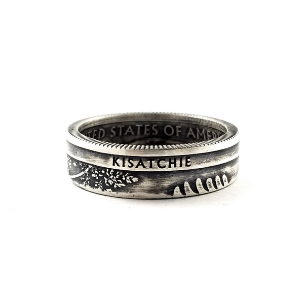 90% Silver Kisatchie National Park coin Ring by Midnight Jo