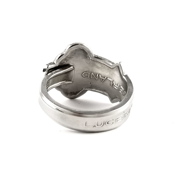 Rolex Lucerne Stainless Steel Spoon Ring by Midnight Jo