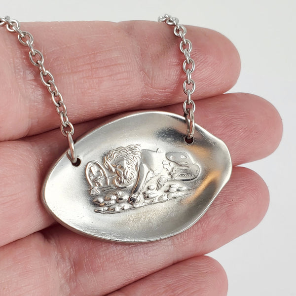 Rolex Lucerne Lion Stainless Steel Spoon Necklace by Midnight Jo