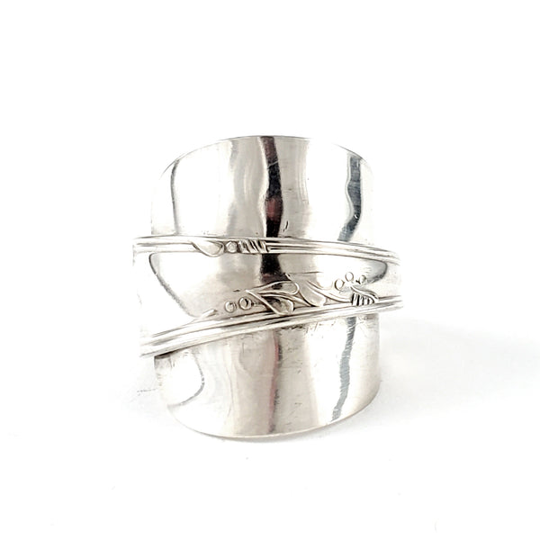 Oneida Meadowbrook Demitasse Spoon Ring by Midnight Jo saddle ring