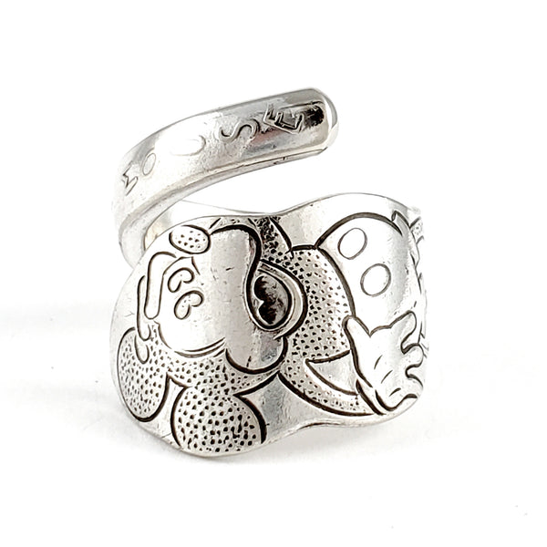 Vintage Mickey Mouse Wrapped Spoon Ring by Midnight Jo