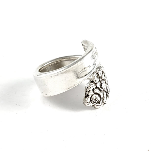 National Moss Rose Wrap Around Spoon Ring by Midnight Jo