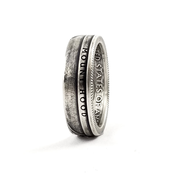 90% Silver Mount Hood National Park Coin Ring by midnight jo