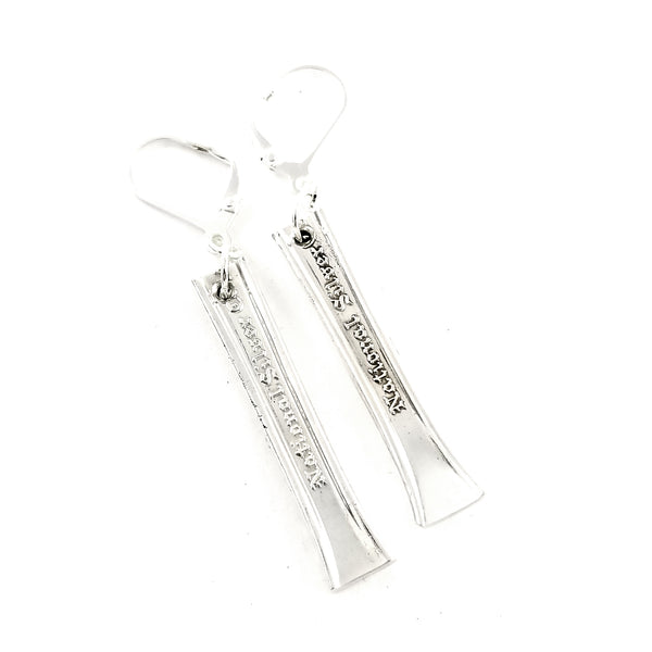 National Silver Narcissus Spoon Earrings by Midnight Jo