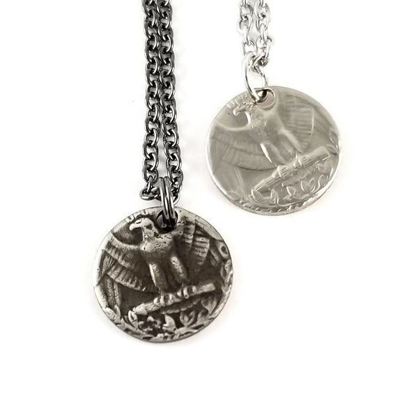 1965-1998 Washington Quarter Charm Layering Necklace by midnight jo
