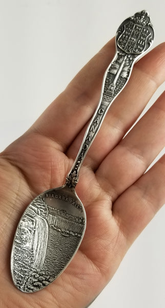 sterling silver niagara falls spoon