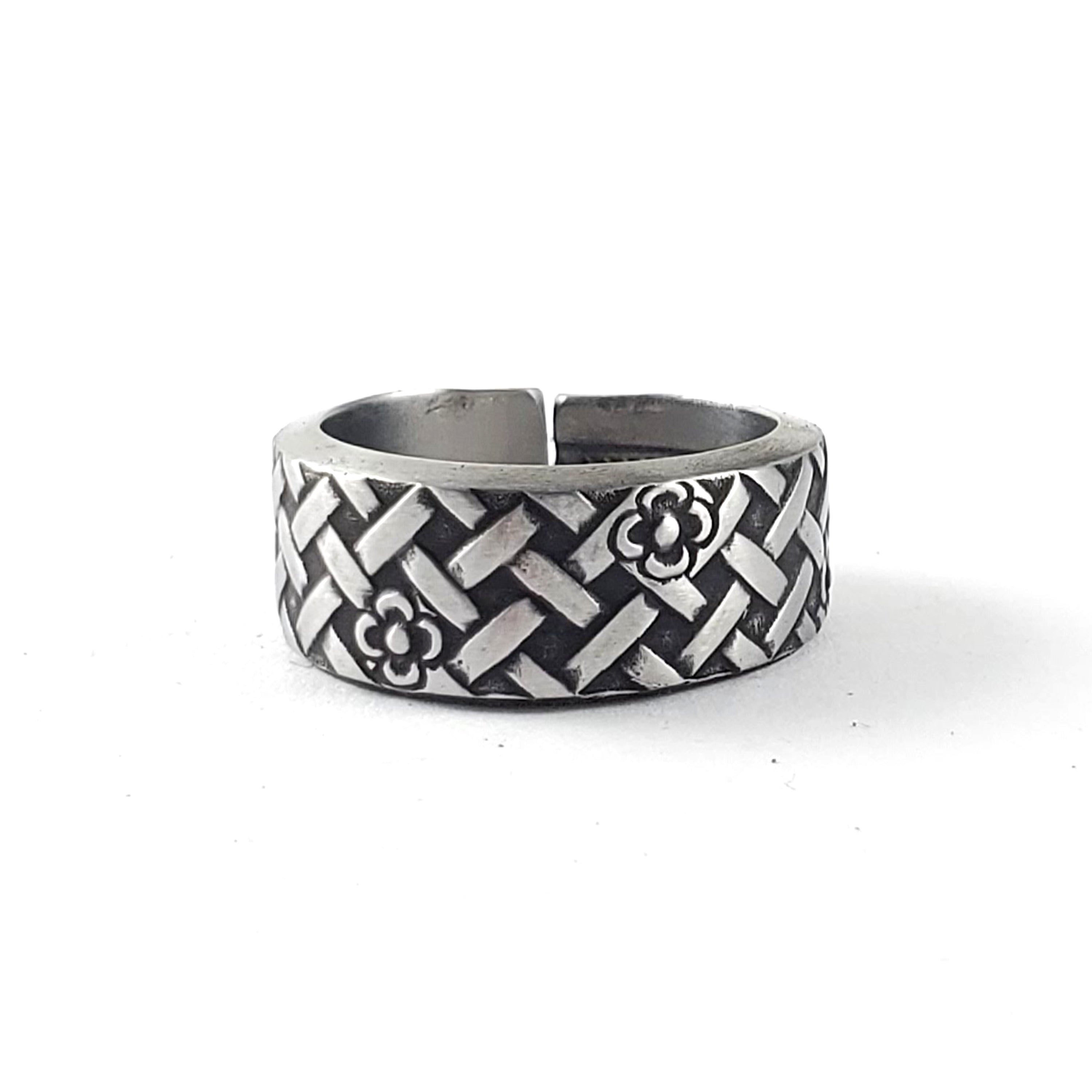 Spring Bouquet Stainless Steel Spoon Ring by Midnight Jo