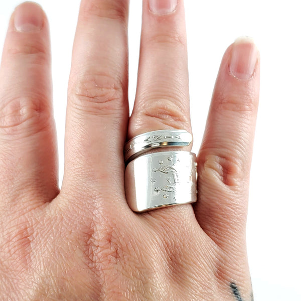 International Silver 13 Colonies Wrap Around Spoon Ring by Midnight Jo