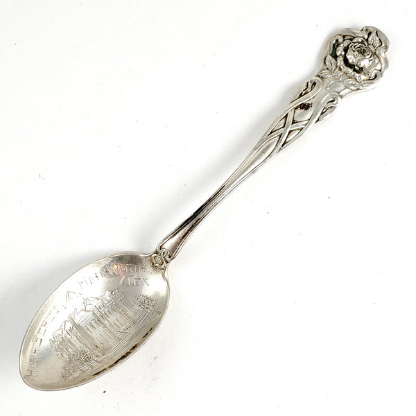 Antique Sterling Silver Watson Tea Rose Spoon Ring by Midnight Jo