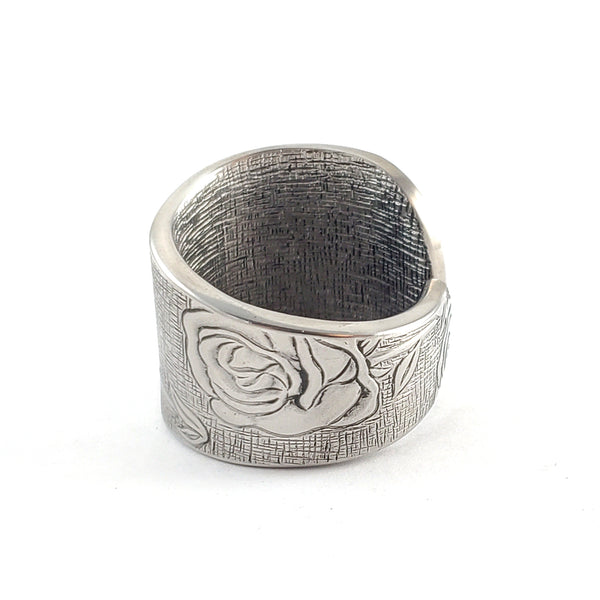 Rose Stainless Steel Spoon Ring