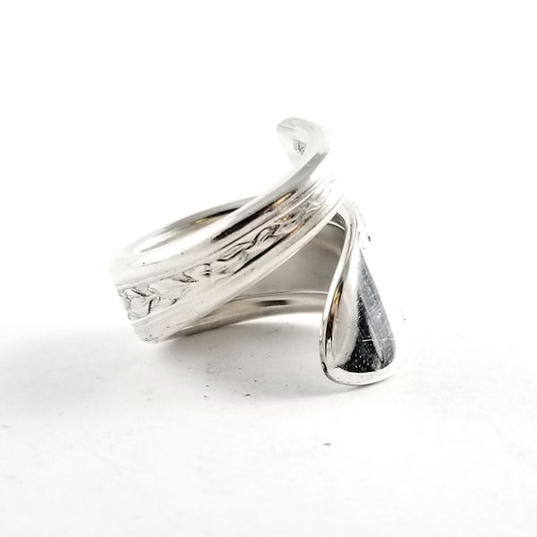 National Rose & Leaf Wrap Around Spoon Ring by Midnight Jo