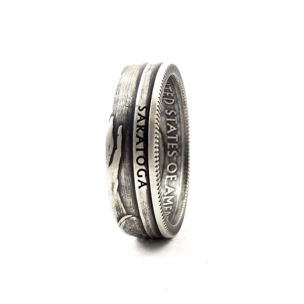 90% Silver Saratoga National Park Coin Ring by Midnight Jo