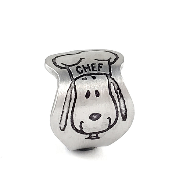 Chef Snoopy Stainless Steel Spoon Ring by Midnight Jo