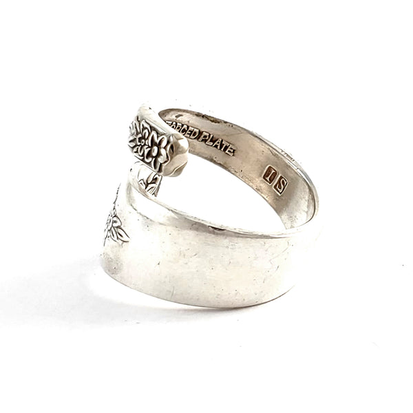 Rogers Spring Charm Wrap Around Spoon Ring by Midnight Jo silverplate