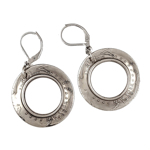 new york state coin earrings