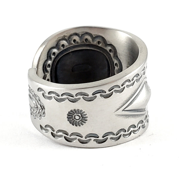 Wallace Taos Stainless Steel Spoon Ring by Midnight Jo