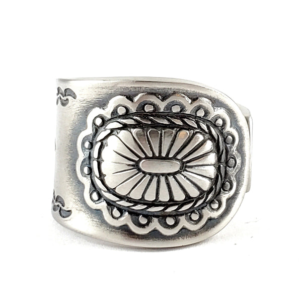 Wallace Taos Stainless Steel Spoon Ring by Midnight Jo