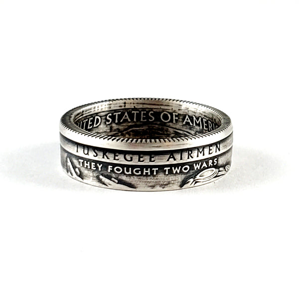 99.9% Fine Silver Tuskegee Airmen National Park Quarter Ring by midnight jo