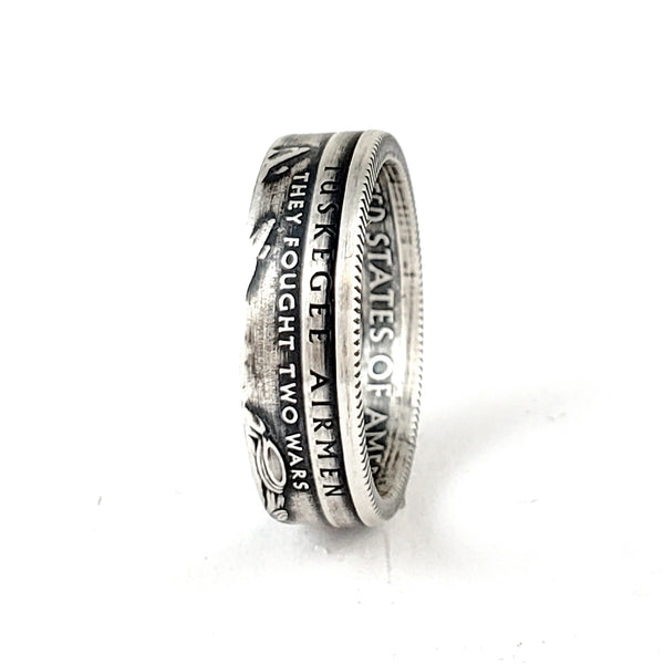99.9% Fine Silver Tuskegee Airmen National Park Quarter Ring by midnight jo