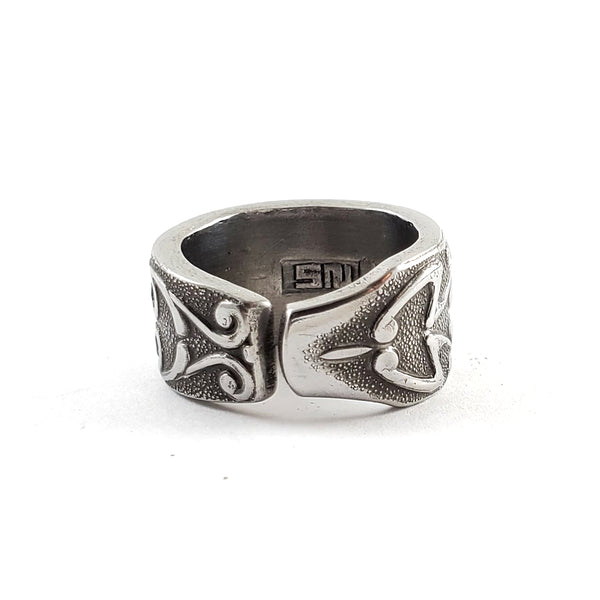 National Valinda Stainless Steel Spoon Ring by Midnight Jo 1970's