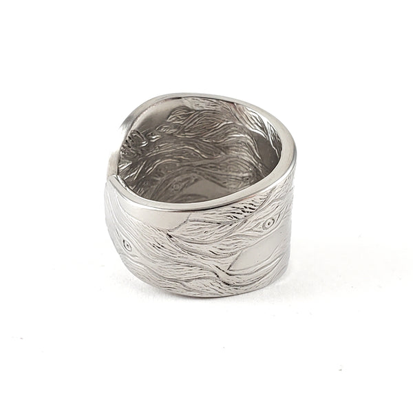 Water Wave Stainless Steel Spoon Ring by Midnight Jo earth liberty tabletop