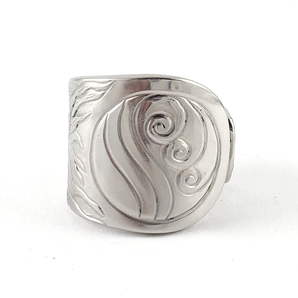 Water Wave Stainless Steel Spoon Ring by Midnight Jo earth liberty tabletop
