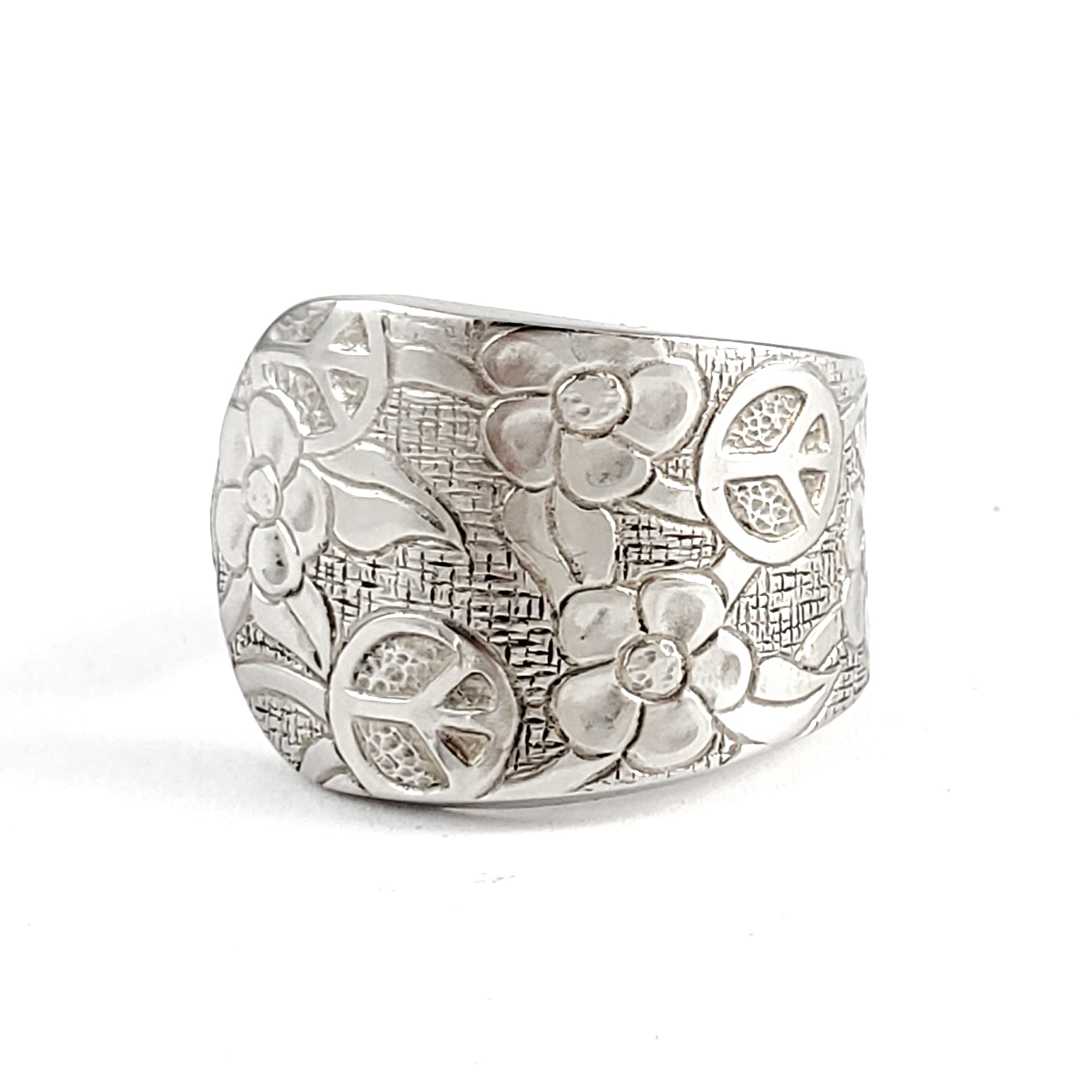 Liberty Tabletop Woodstock Stainless Steel Spoon Ring by Midnight Jo