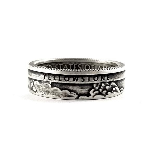 90% Silver Yellowstone National Park coin Ring by midnight jo