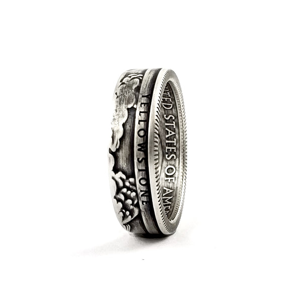 90% Silver Yellowstone National Park Quarter Ring by midnight jo